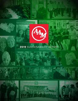 AAM Sustainability Report Cover-resized