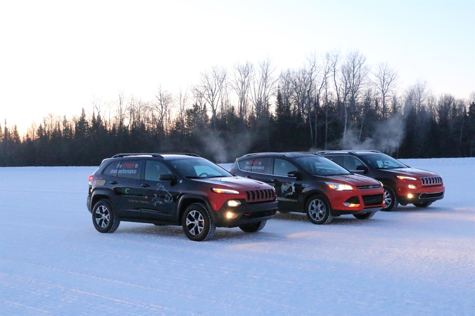 Winter Test EcoTrac fleet